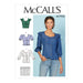 M7900 Misses' Tops Pattern | A/B, C and D Cup Sizes from Jaycotts Sewing Supplies