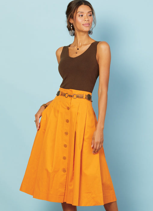 M7906 Misses' Skirts Sewing Pattern from Jaycotts Sewing Supplies