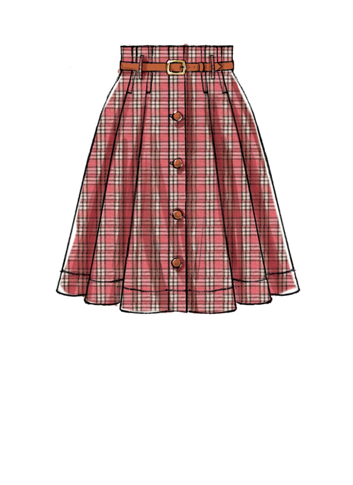 M7906 Misses' Skirts Sewing Pattern from Jaycotts Sewing Supplies