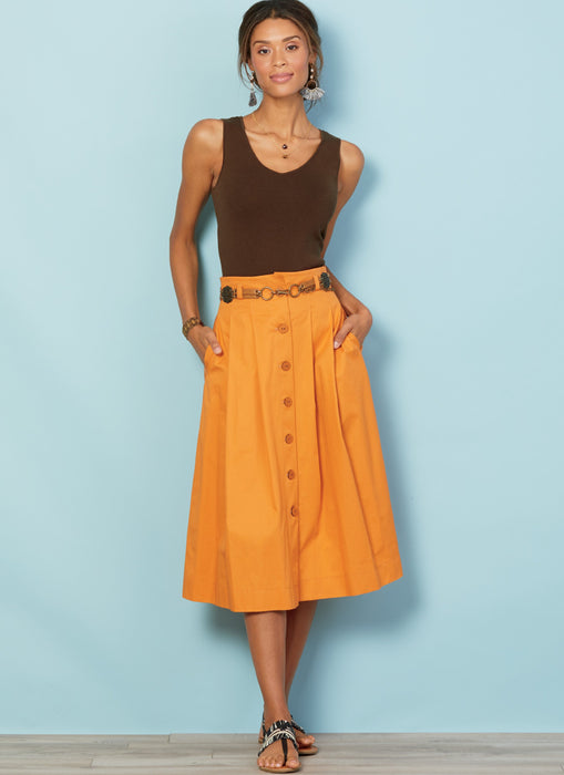 M7906 Misses' Skirts Sewing Pattern from Jaycotts Sewing Supplies