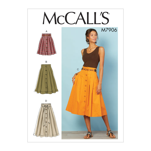 M7906 Misses' Skirts Sewing Pattern from Jaycotts Sewing Supplies