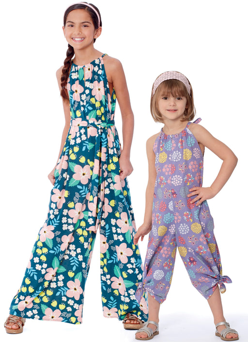 McCall's 7917 Girl's Romper, Jumpsuit and Belt from Jaycotts Sewing Supplies