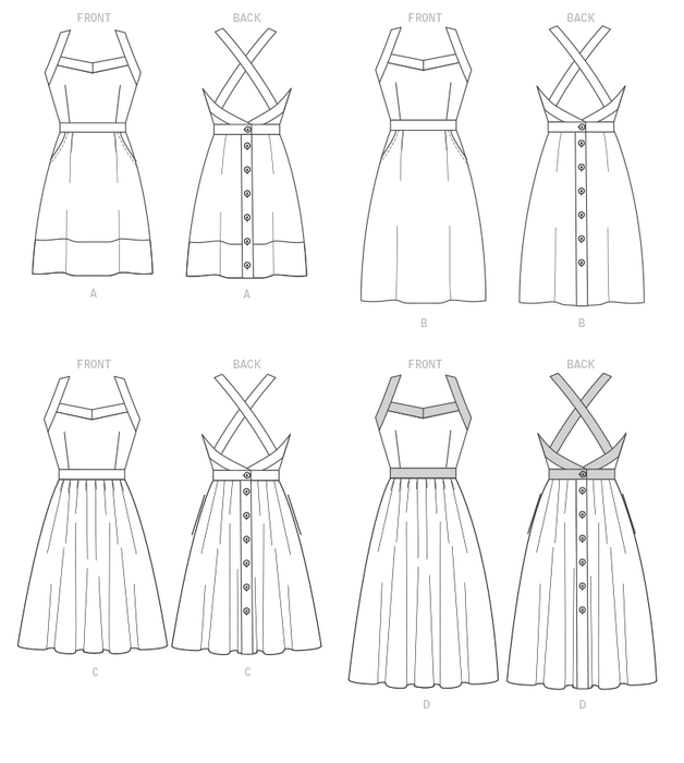 McCalls 7952 Dresses sewing pattern from Jaycotts Sewing Supplies