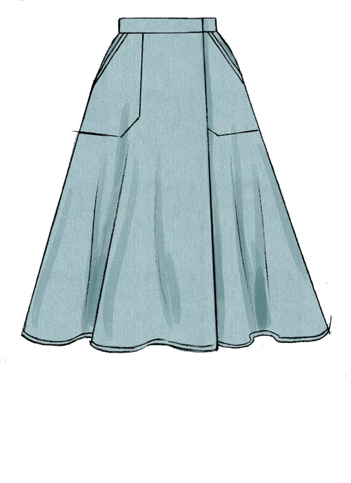 McCalls 7960 Skirts sewing pattern from Jaycotts Sewing Supplies