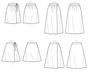 McCalls 7960 Skirts sewing pattern from Jaycotts Sewing Supplies