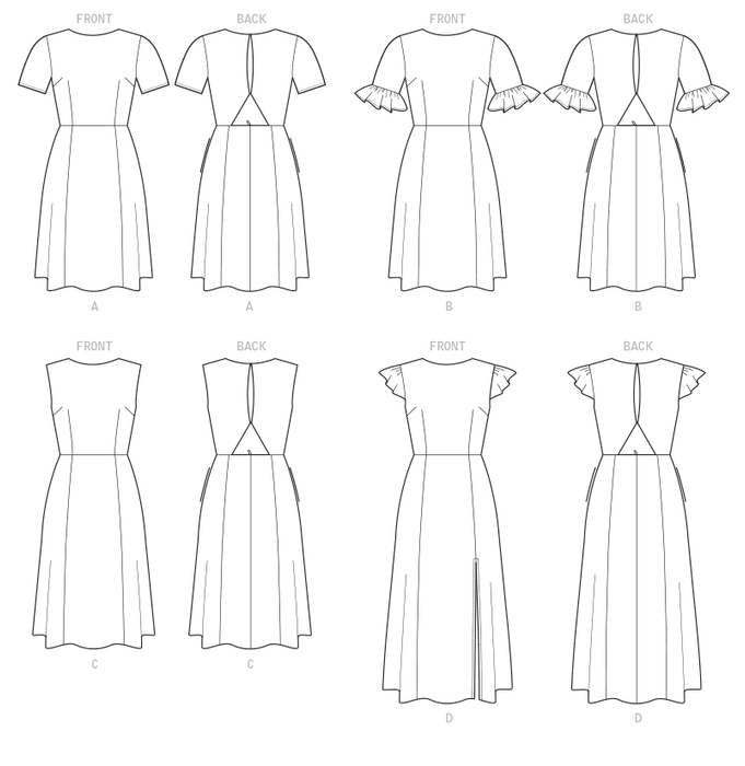 McCalls 7971 Dresses sewing pattern from Jaycotts Sewing Supplies