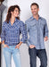 McCalls 7980 Misses' and Men's Shirts pattern from Jaycotts Sewing Supplies