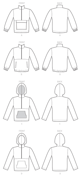 McCalls 7986 Misses' and Men's Jackets pattern from Jaycotts Sewing Supplies