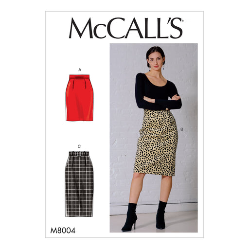 McCall's Sewing Pattern 8004 Skirt and Belt from Jaycotts Sewing Supplies