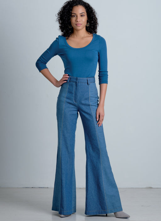 McCall's Sewing Pattern 8007 Misses' Flares from Jaycotts Sewing Supplies
