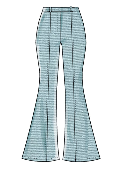 McCall's Sewing Pattern 8007 Misses' Flares from Jaycotts Sewing Supplies