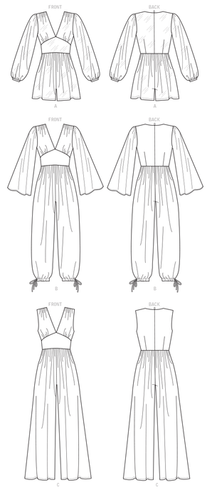 McCall's Sewing Pattern 8009 Romper and Jumpsuits from Jaycotts Sewing Supplies