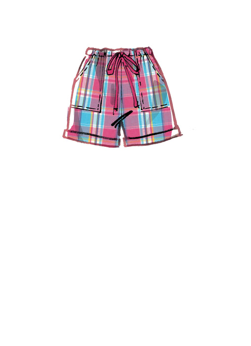 McCall's pattern 8063 Drawstring Shorts and Pants with Pockets from Jaycotts Sewing Supplies
