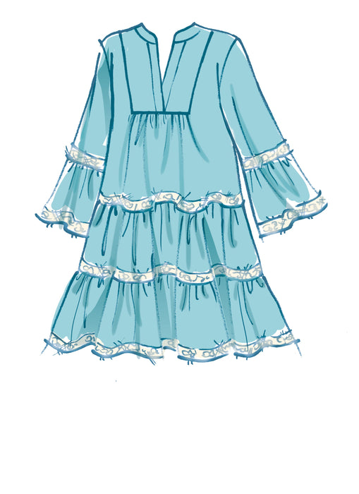 McCall's 8090 Dresses and Belt sewing pattern #MarinaMcCalls from Jaycotts Sewing Supplies