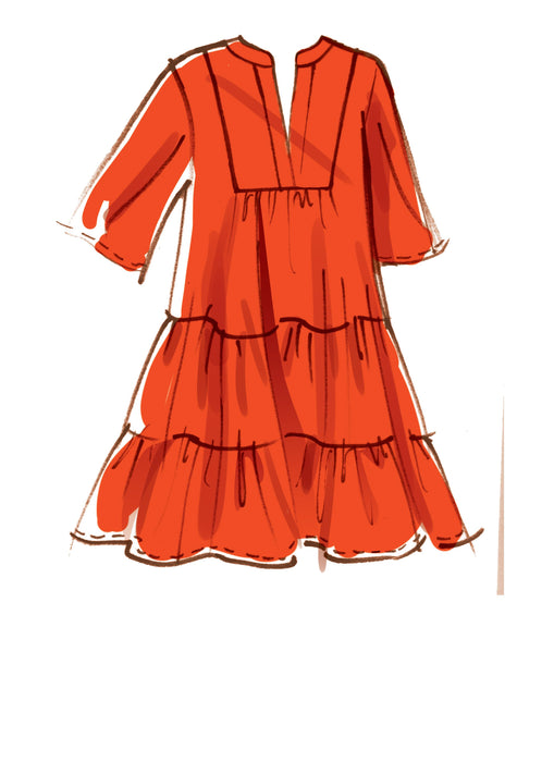 McCall's 8090 Dresses and Belt sewing pattern #MarinaMcCalls from Jaycotts Sewing Supplies