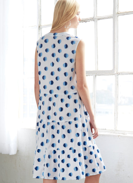 McCall's 8090 Dresses and Belt sewing pattern #MarinaMcCalls from Jaycotts Sewing Supplies