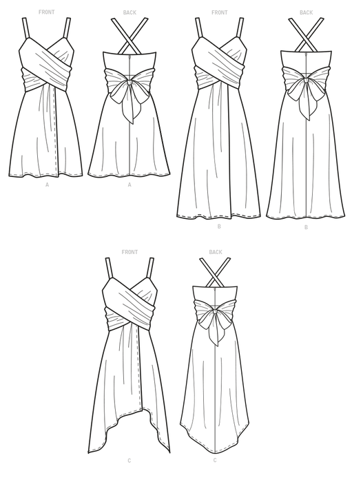 McCall's 8105 Dresses sewing pattern #MeadowMcCalls from Jaycotts Sewing Supplies