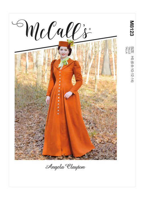 McCall's 8123 COSTUME pattern | Misses' Historical Coat from Jaycotts Sewing Supplies
