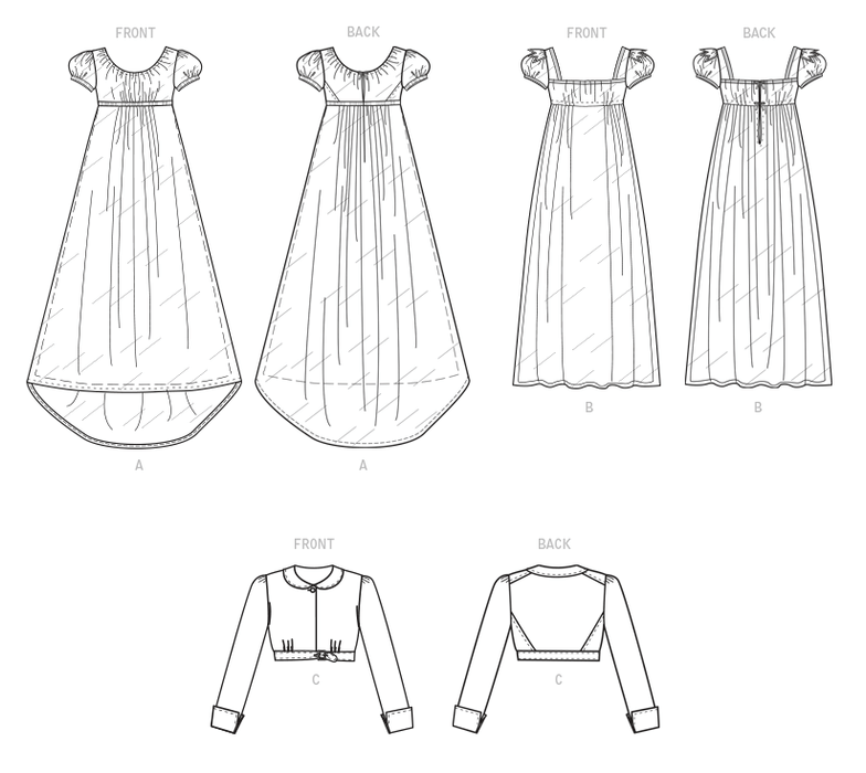 McCall's 8132 Misses' Costume Pattern | 18th century dress from Jaycotts Sewing Supplies