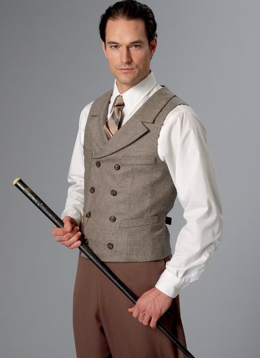 McCall's 8133 COSTUME pattern | Men's Historical Waistcoat from Jaycotts Sewing Supplies