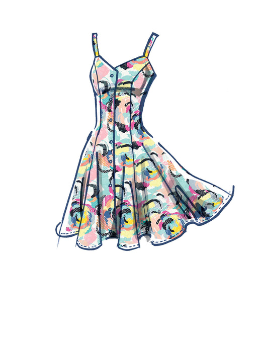 McCalls Sewing Pattern 8177 Misses' Dresses and Belt from Jaycotts Sewing Supplies
