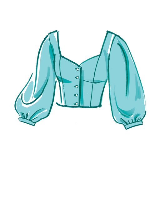 McCalls Sewing Pattern 8181 Misses' Tops from Jaycotts Sewing Supplies