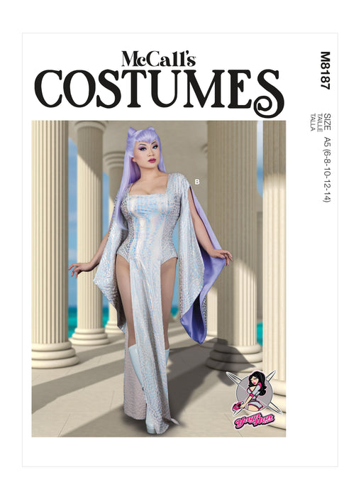 McCall's 8187 Misses' Leotard With Front and Back Panel sewing pattern from Jaycotts Sewing Supplies