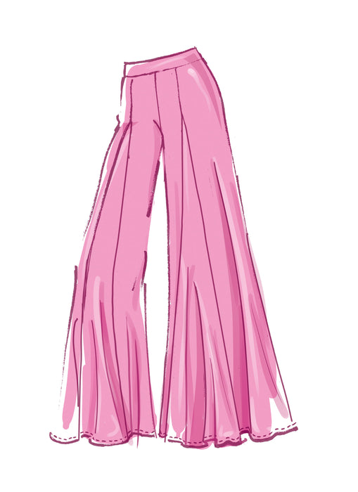 McCall's 8223 Misses' Wide Leg Palazzo Pants sewing pattern from Jaycotts Sewing Supplies