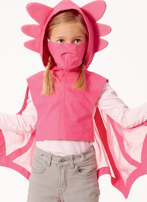 McCall's sewing pattern 8225 Kids' Dragon Cape and Mask from Jaycotts Sewing Supplies