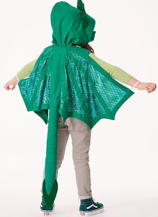 McCall's sewing pattern 8225 Kids' Dragon Cape and Mask from Jaycotts Sewing Supplies