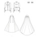McCall's sewing pattern 8231 1890s Blouse and Skirt from Jaycotts Sewing Supplies