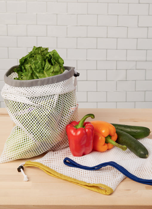 McCall's sewing pattern 8236 Fruit and Veg Bags, Mop Pad, Coffee Filters, Bin and Bag from Jaycotts Sewing Supplies