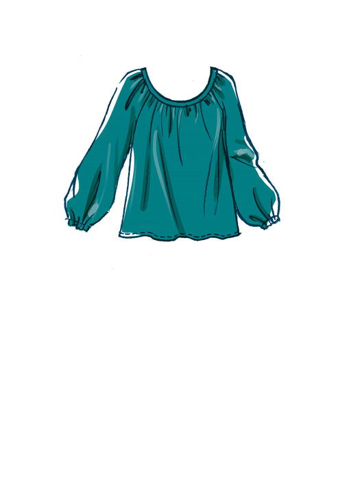 McCall's Sewing Pattern 8256 Misses' Tops from Jaycotts Sewing Supplies