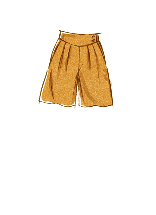 McCall's Sewing Pattern 8260 Misses' Skirt, Shorts and Pants from Jaycotts Sewing Supplies