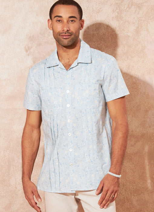 McCall's Sewing Pattern 8263 Unisex Summer Shirts and Hat from Jaycotts Sewing Supplies