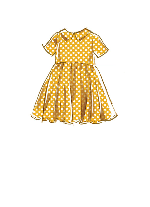 McCall's Sewing Pattern 8266 Toddlers' Dresses from Jaycotts Sewing Supplies