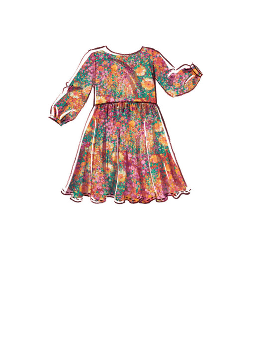 McCall's Sewing Pattern 8266 Toddlers' Dresses from Jaycotts Sewing Supplies