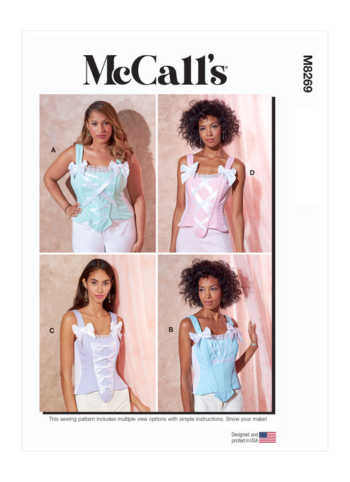 McCall's Sewing Pattern 8269 Misses' Corsets from Jaycotts Sewing Supplies