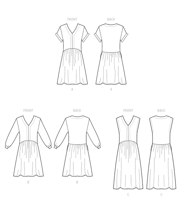 McCalls 8281 Misses' Dresses sewing pattern from Jaycotts Sewing Supplies
