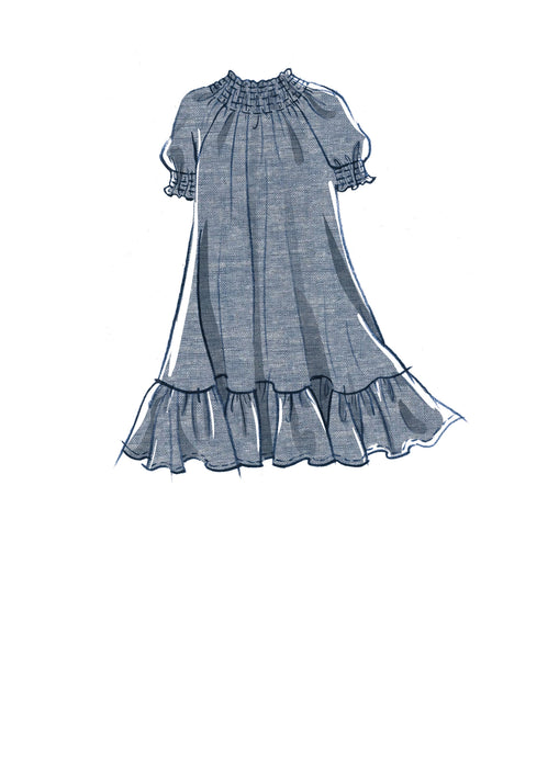 McCalls 8283 Girls' Dresses sewing pattern from Jaycotts Sewing Supplies