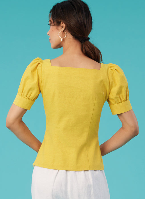 McCalls 8287 Misses' Tops sewing pattern from Jaycotts Sewing Supplies