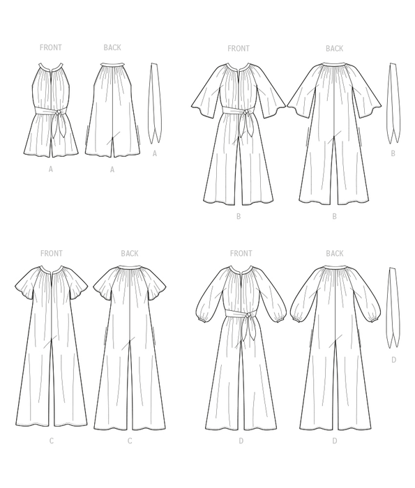 McCalls 8288 Misses' and Women's Romper, Jumpsuits pattern from Jaycotts Sewing Supplies