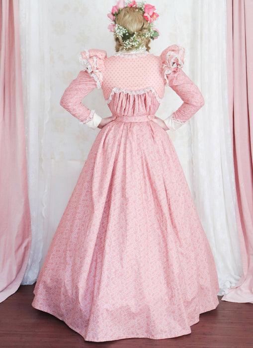 McCalls 8304 1890s Tea Dress and Belt sewing pattern from Jaycotts Sewing Supplies