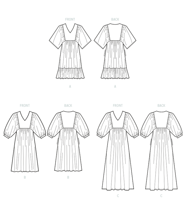 McCall's sewing pattern 8312 Dresses from Jaycotts Sewing Supplies