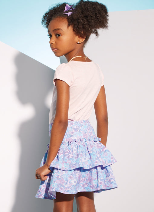 McCall's sewing pattern 8316 Children's Skorts from Jaycotts Sewing Supplies