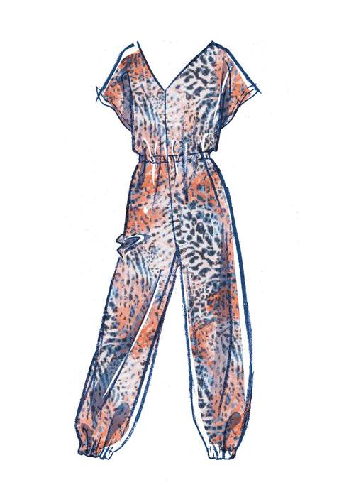 McCall's sewing pattern 8317 Girls' Romper and Jumpsuits from Jaycotts Sewing Supplies