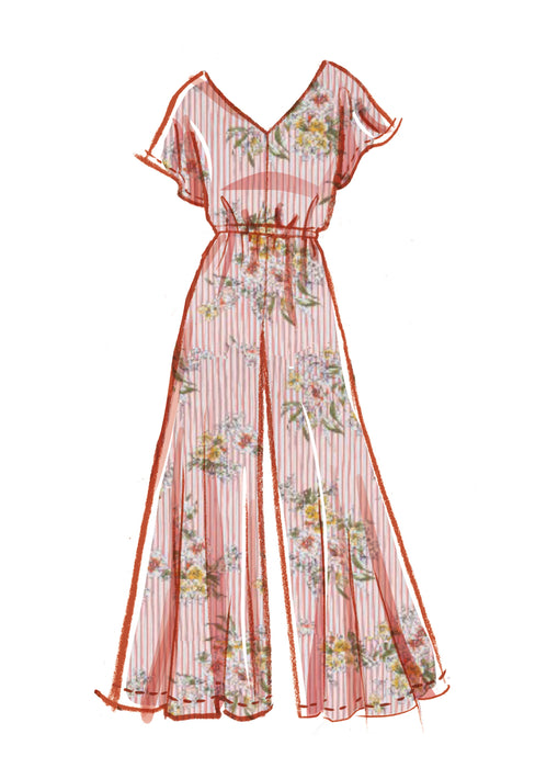 McCall's sewing pattern 8317 Girls' Romper and Jumpsuits from Jaycotts Sewing Supplies