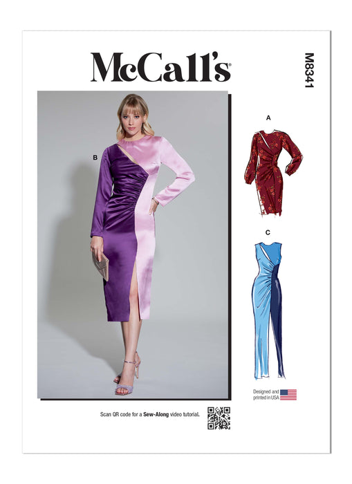 McCall's Sewing Pattern M8341 Misses' Dress from Jaycotts Sewing Supplies