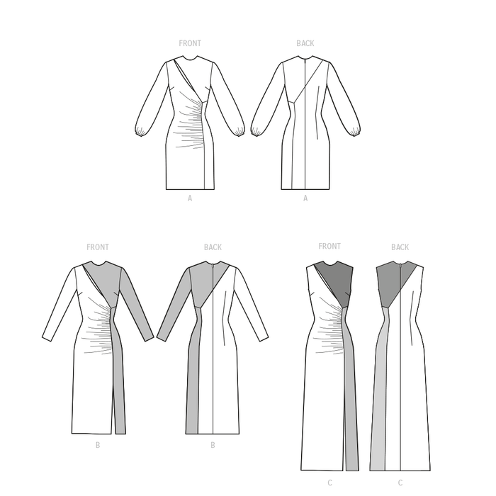 McCall's Sewing Pattern M8341 Misses' Dress from Jaycotts Sewing Supplies