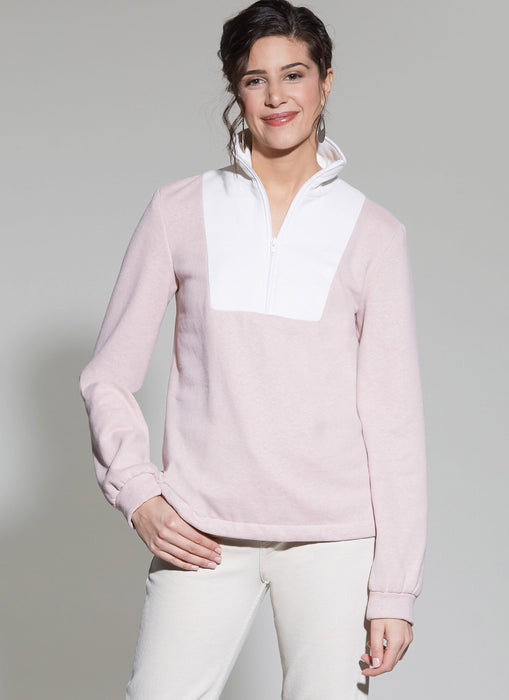 McCall's Sewing Pattern M8343 Misses' Pull-Over Top from Jaycotts Sewing Supplies